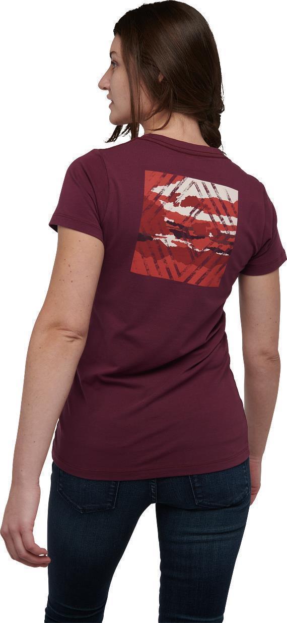 Diamond Camo SS Tee - Womens - Blackberry 3