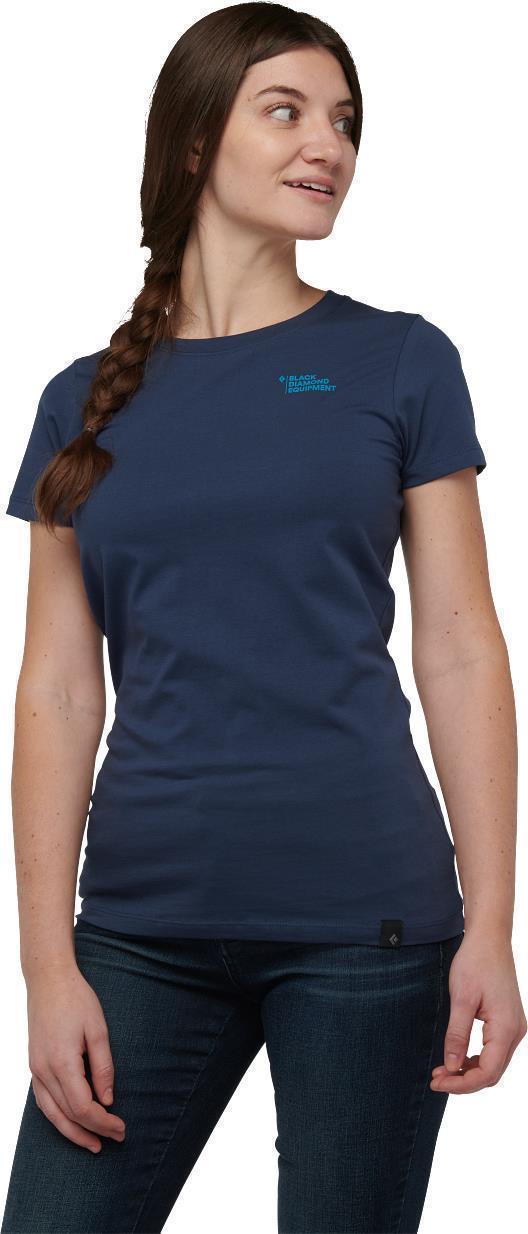 Diamond Camo SS Tee - Womens - Ink Blue 2