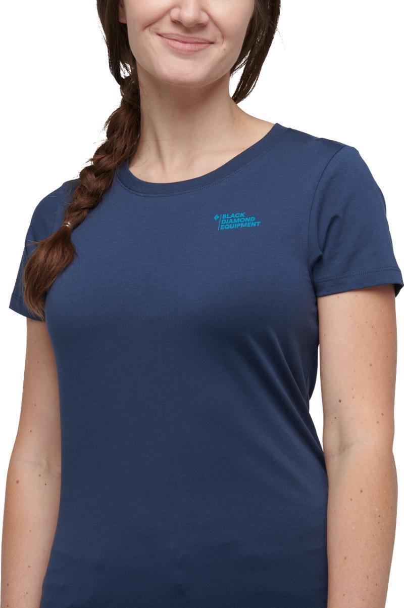 Diamond Camo SS Tee - Womens - Ink Blue 4