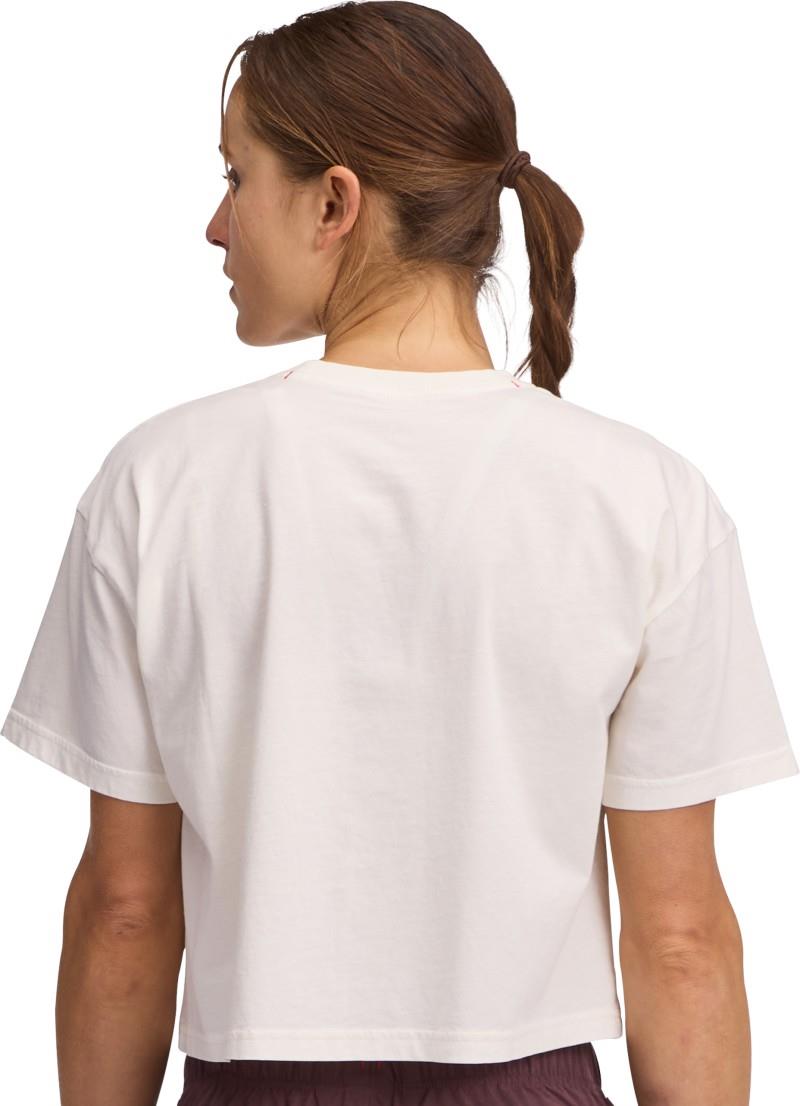 Diamond Crop SS Tee - Womens - off white 1