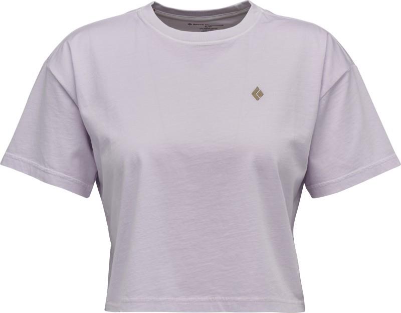 Diamond Crop SS Tee - Womens - soft lilac 1