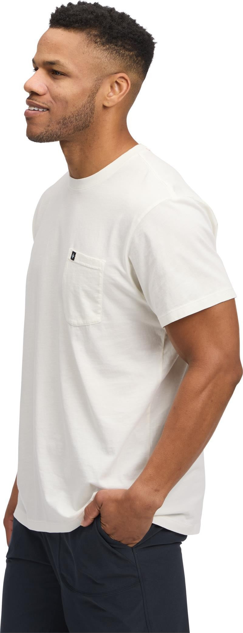 Diamond Patch SS Pocket Tee - Mens - off white 1