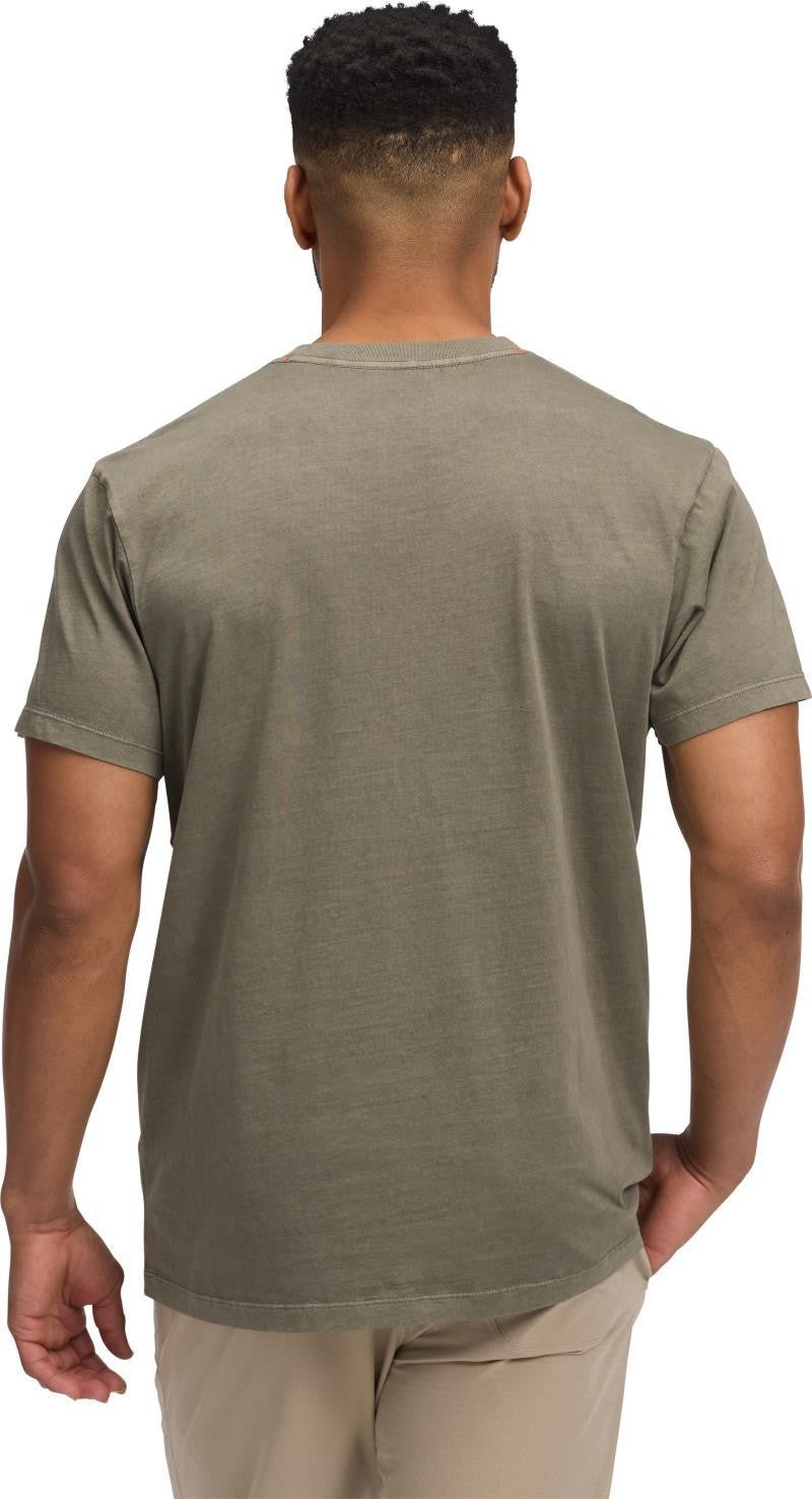 Diamond Patch SS Pocket Tee - Mens - walnut 1