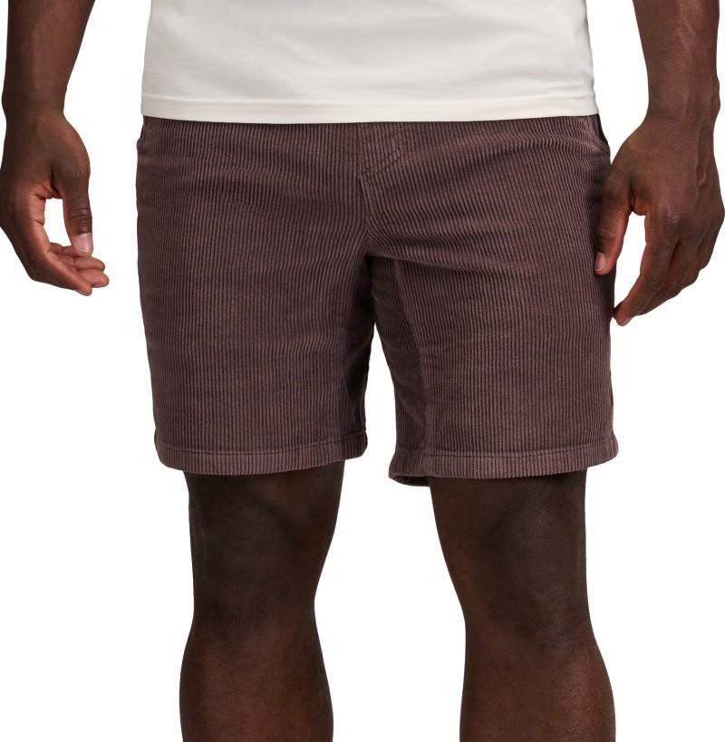 Dirtbag Corduroy Shorts - Mens - dark mauve 1