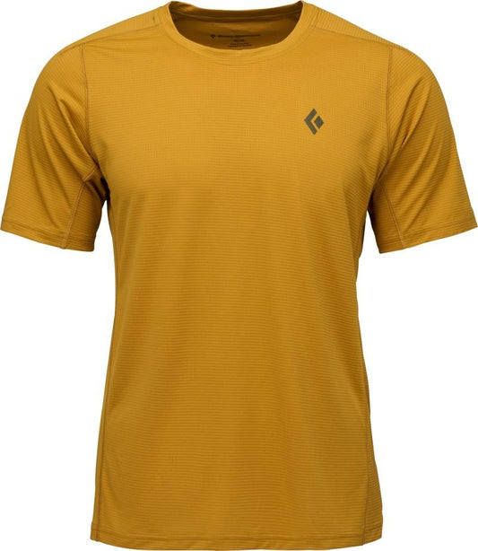 Distance SS Tech Tee - Mens - amber 1