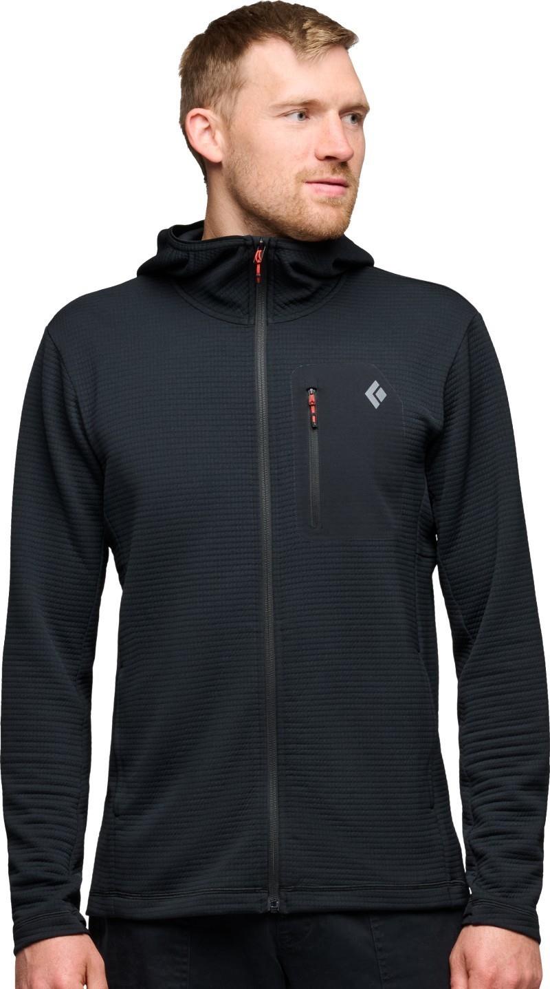Diverge Full Zip Hoody - Mens - black 1