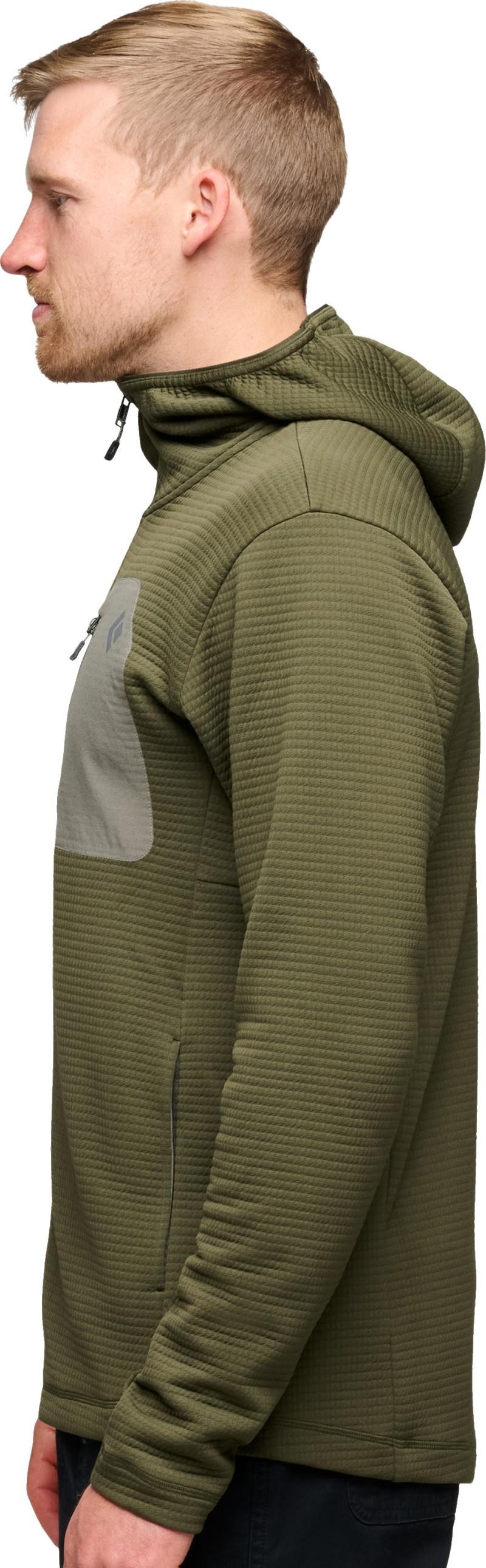 Diverge Full Zip Hoody - Mens - dark moss 1
