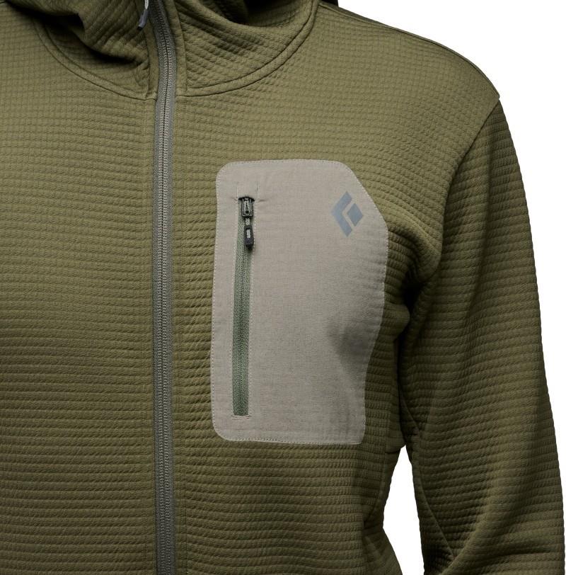 Diverge Full Zip Hoody - Mens - dark moss 1