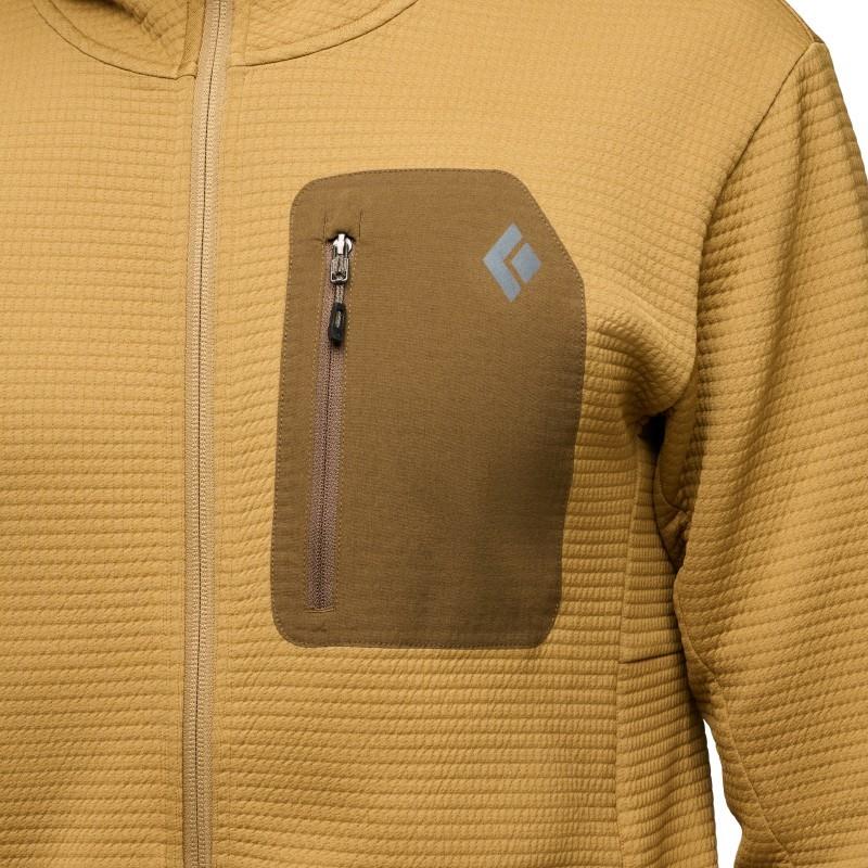 Diverge Full Zip Hoody - Mens - flax 1