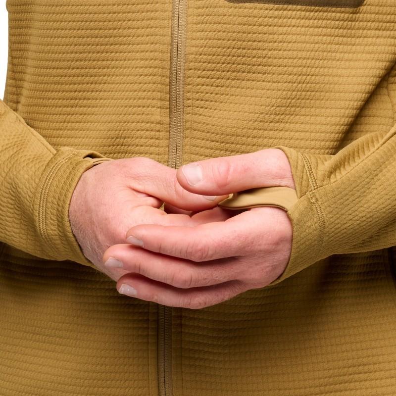 Diverge Full Zip Hoody - Mens - flax 1