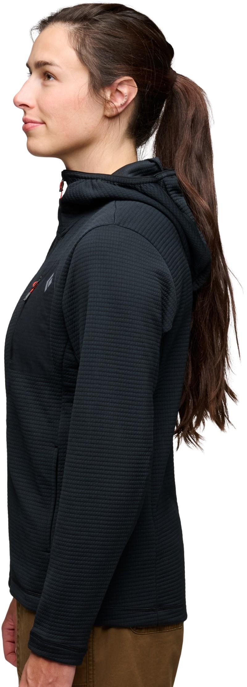 Diverge Full Zip Hoody - Womens - black 1