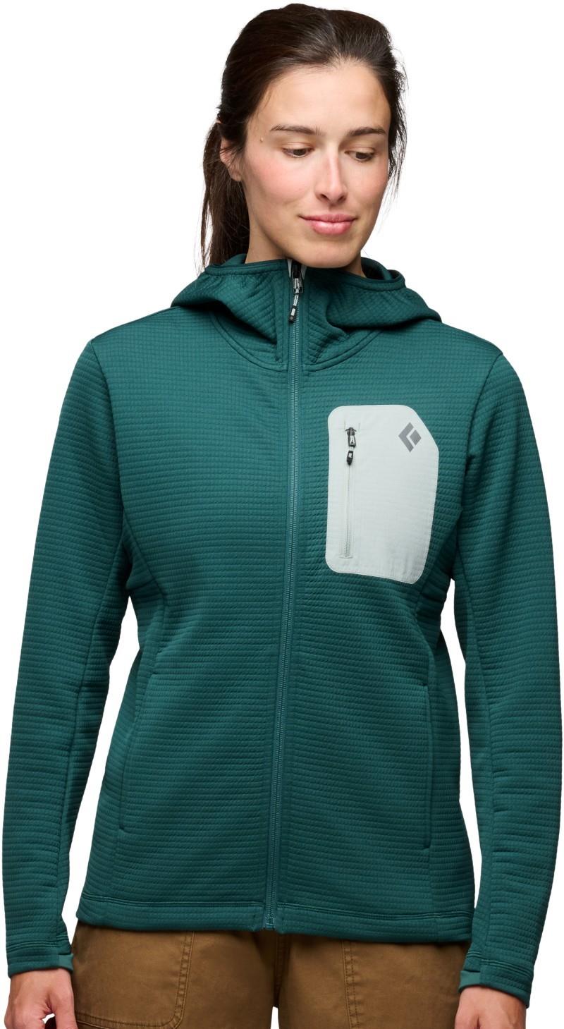 Diverge Full Zip Hoody - Womens - deep woods 1
