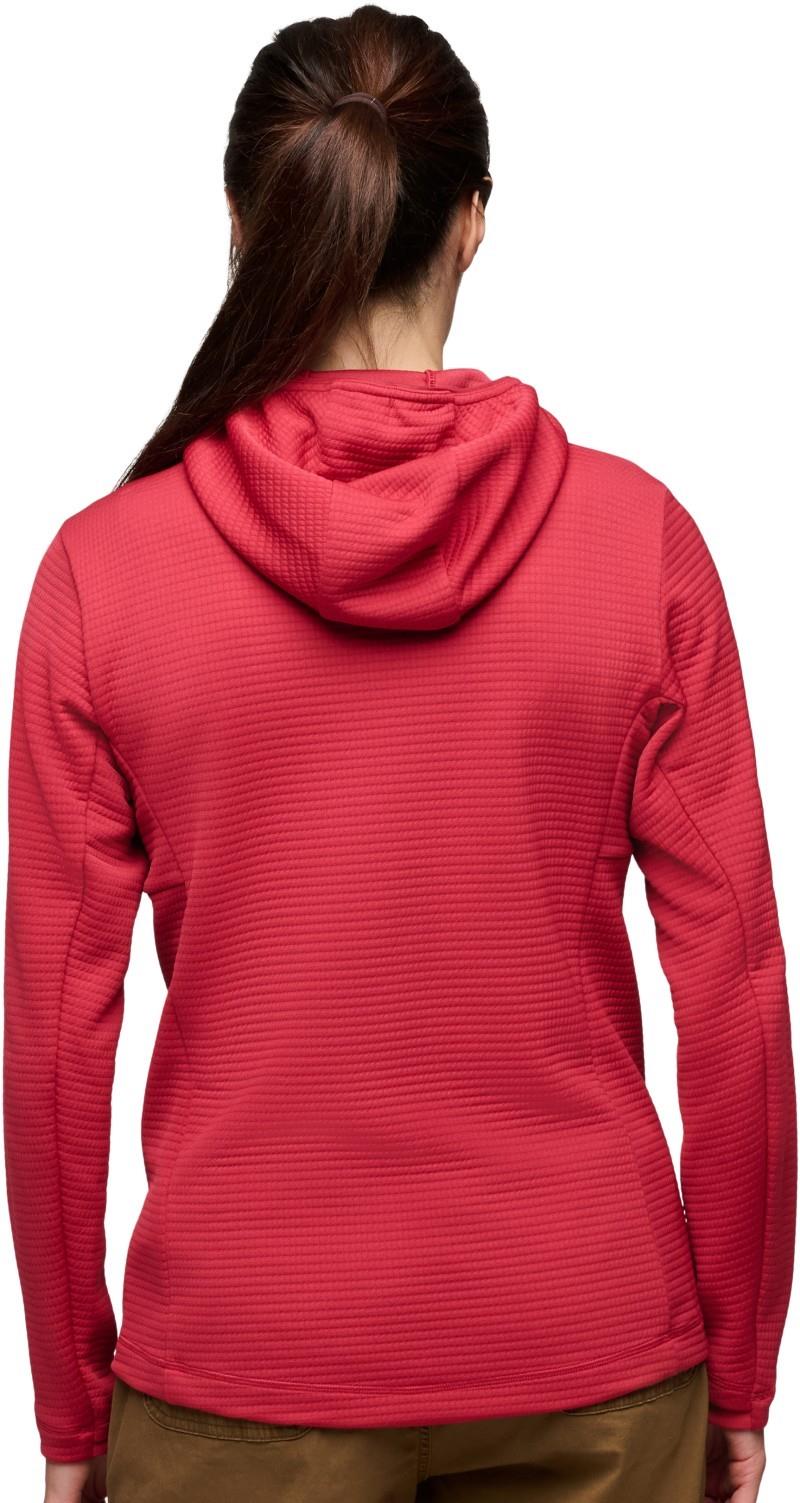 Diverge Full Zip Hoody - Womens - mineral red 1