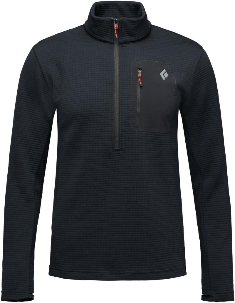 Diverge Half Zip Jacket - Mens - black 1
