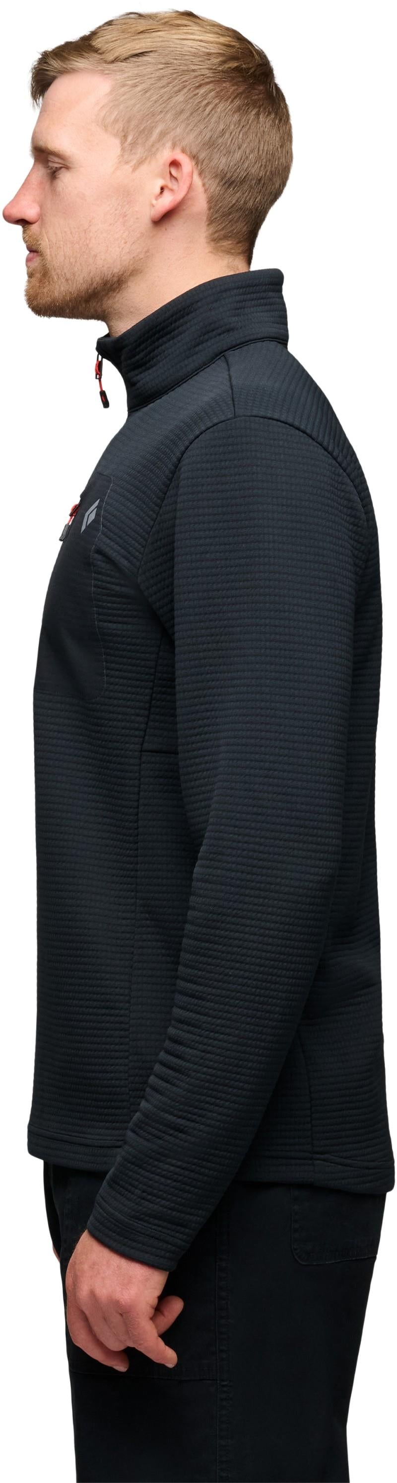 Diverge Half Zip Jacket - Mens - black 1