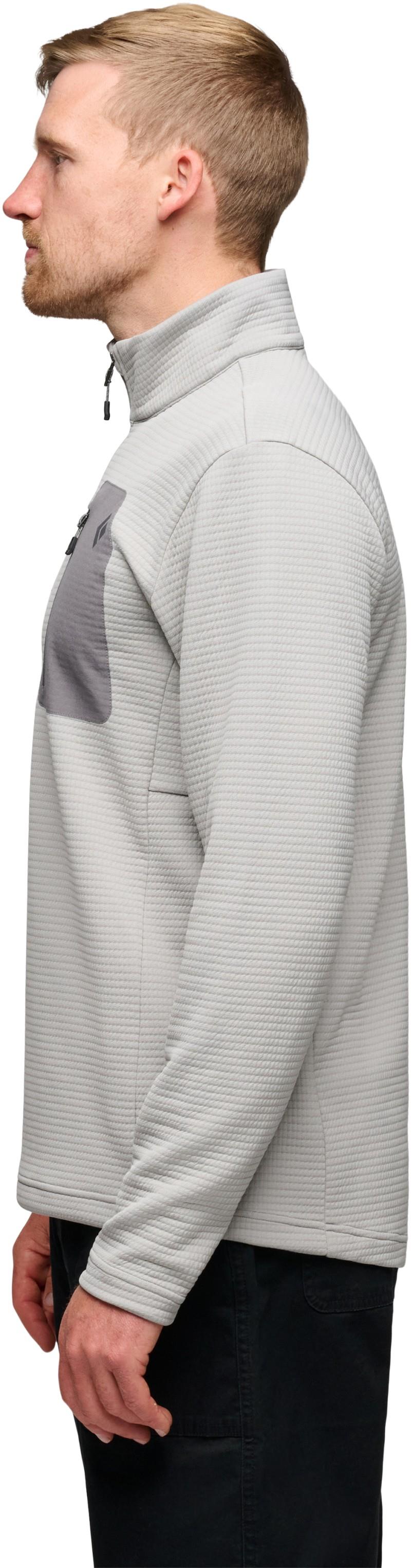 Diverge Half Zip Jacket - Mens - pewter 1