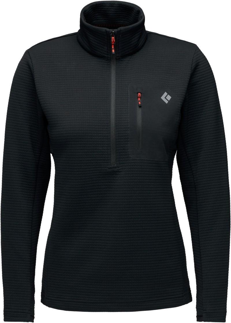 Diverge Half Zip Jacket - Womens - black 1