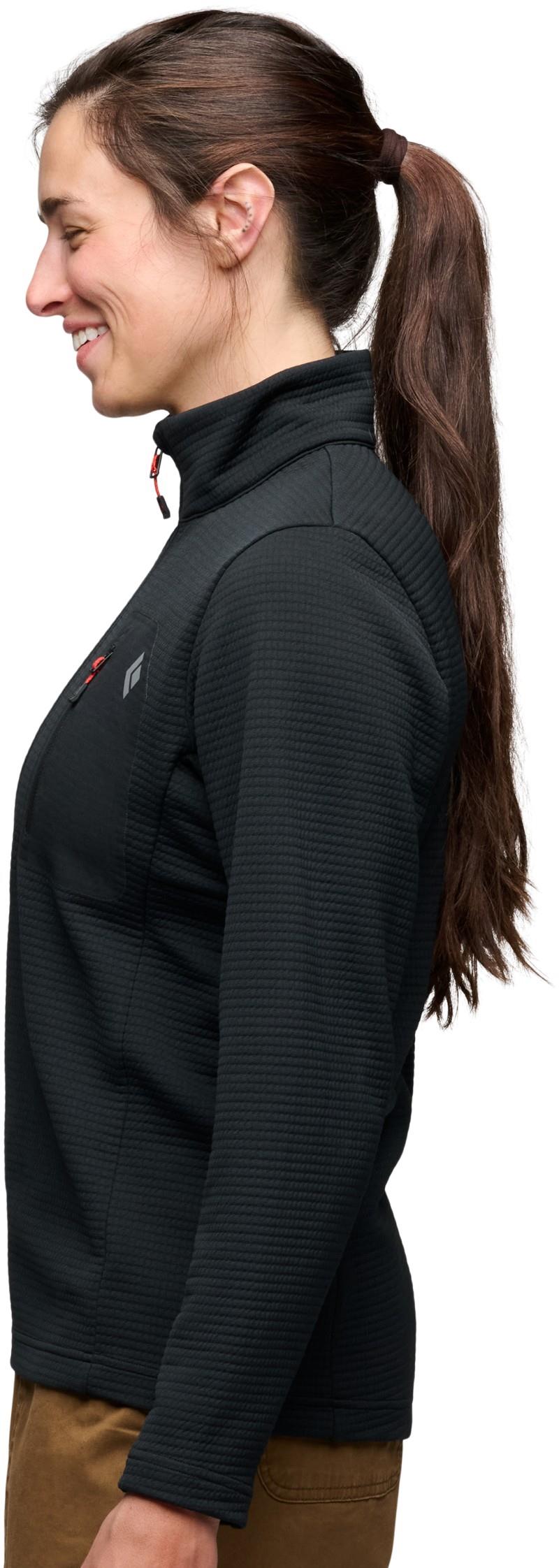 Diverge Half Zip Jacket - Womens - black 1