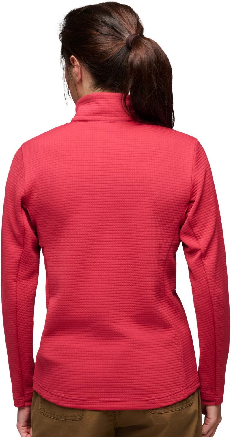 Diverge Half Zip Jacket - Womens - mineral red 1