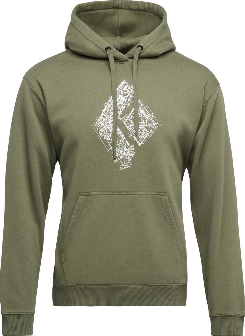 Engineered Diamond Pullover Hoody - Mens - tundra 1