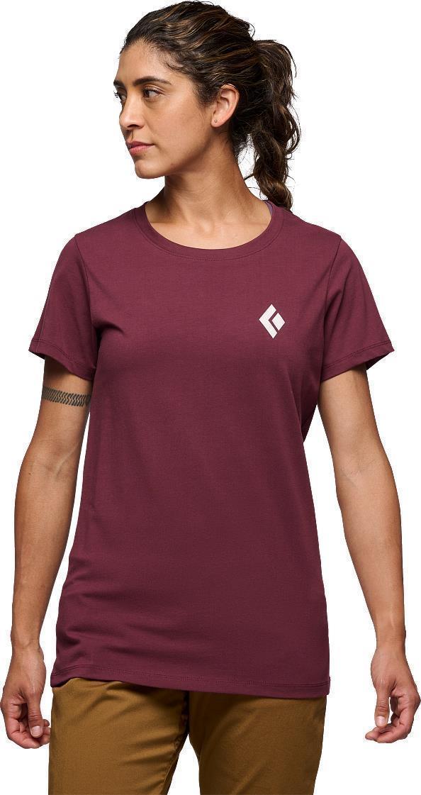 Equipment For Alpinists SS Tee - Womens - Burgundy 3