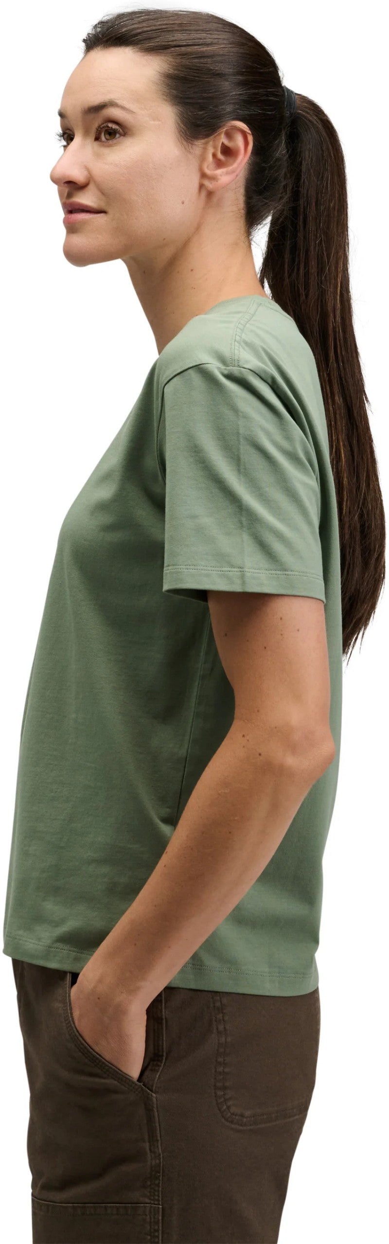 Equipment for Alpinists SS Tee - Womens - laurel green 1