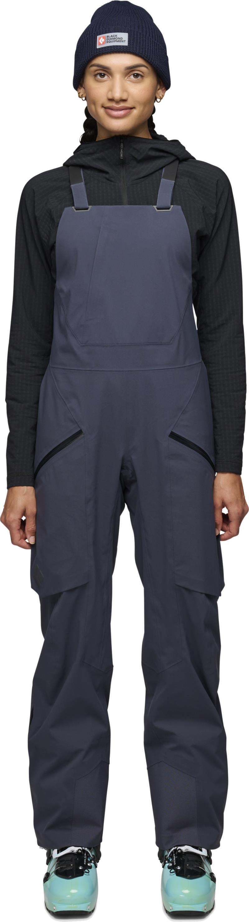 Factor Bibs - Womens - Charcoal 2