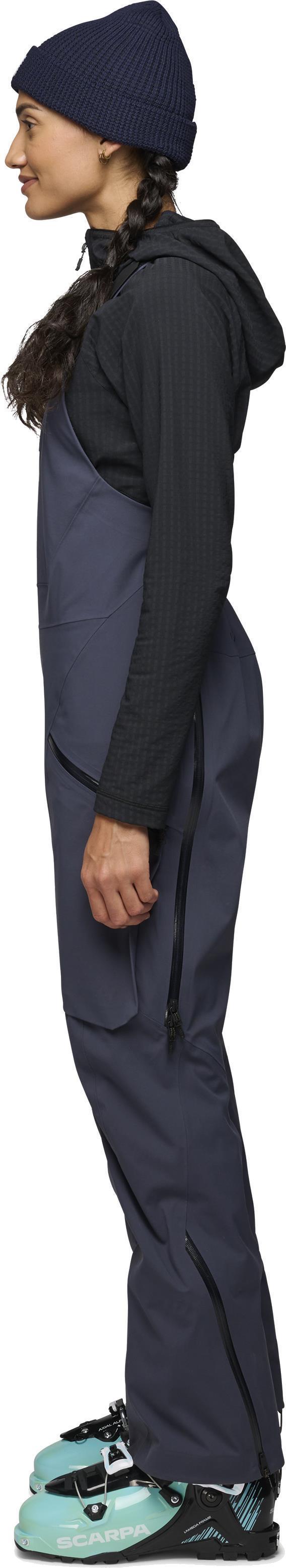 Factor Bibs - Womens - Charcoal 3