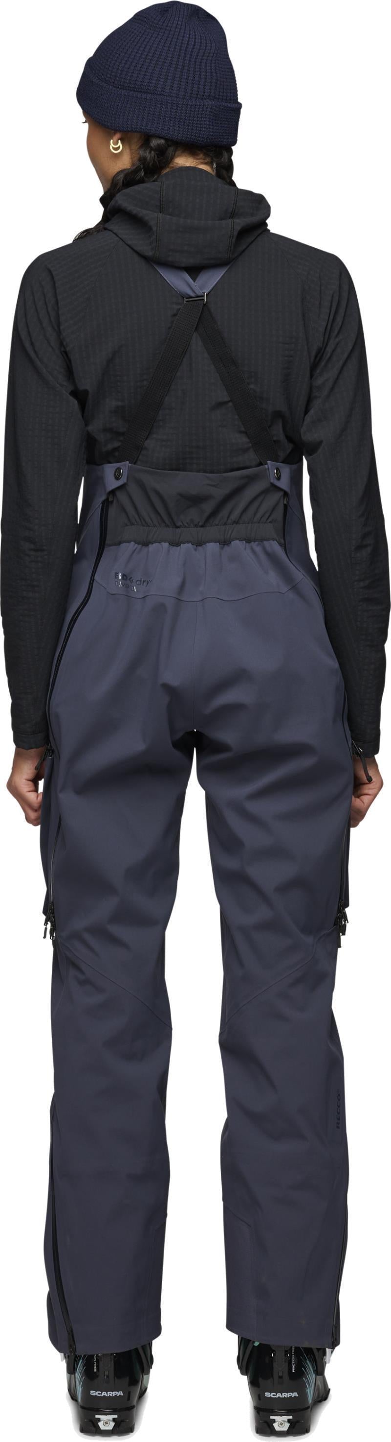 Factor Bibs - Womens - Charcoal 4
