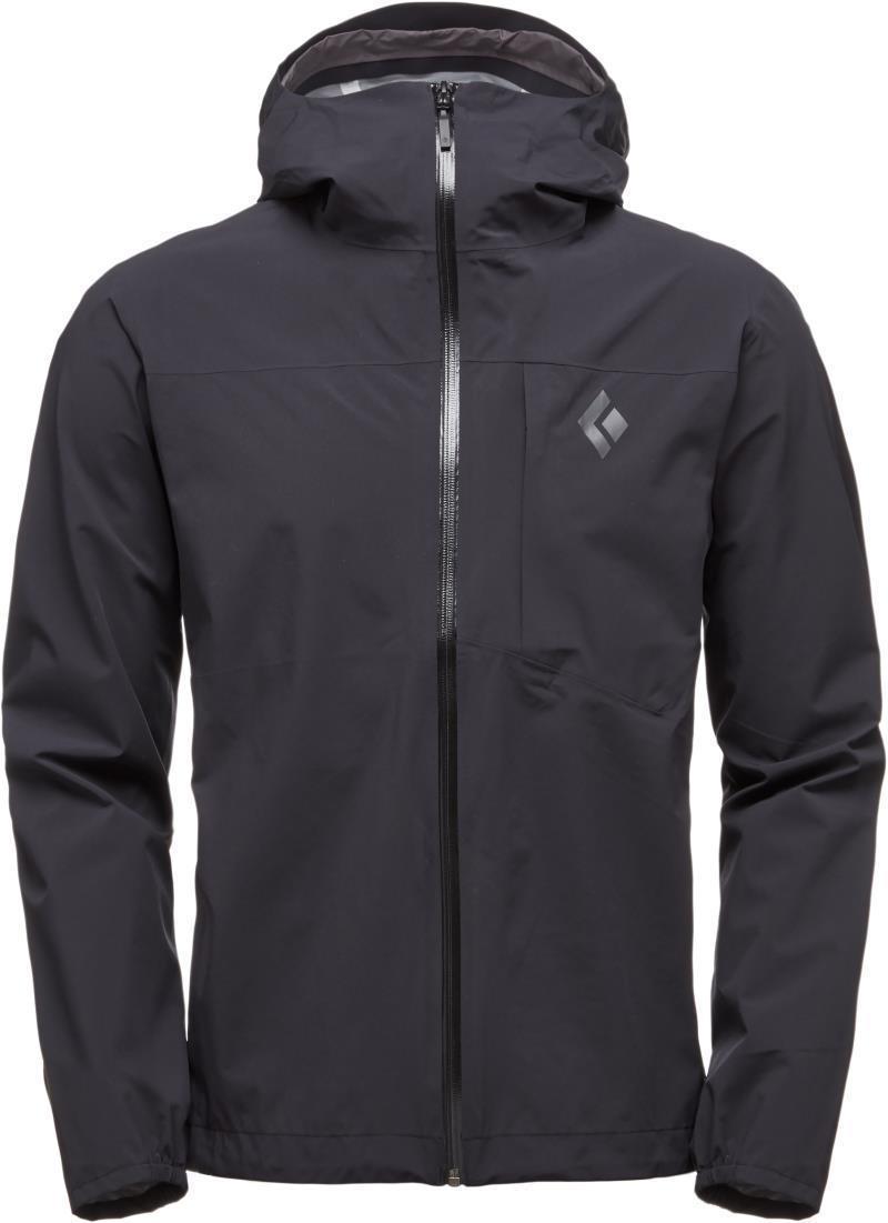 Fineline Stretch Rain Shell - Mens - Black 1