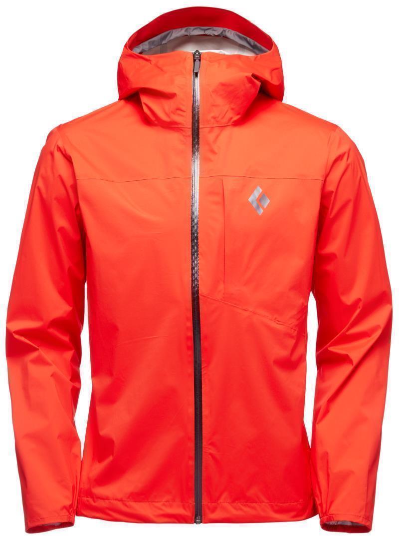 Fineline Stretch Rain Shell - Mens - hyper red 1