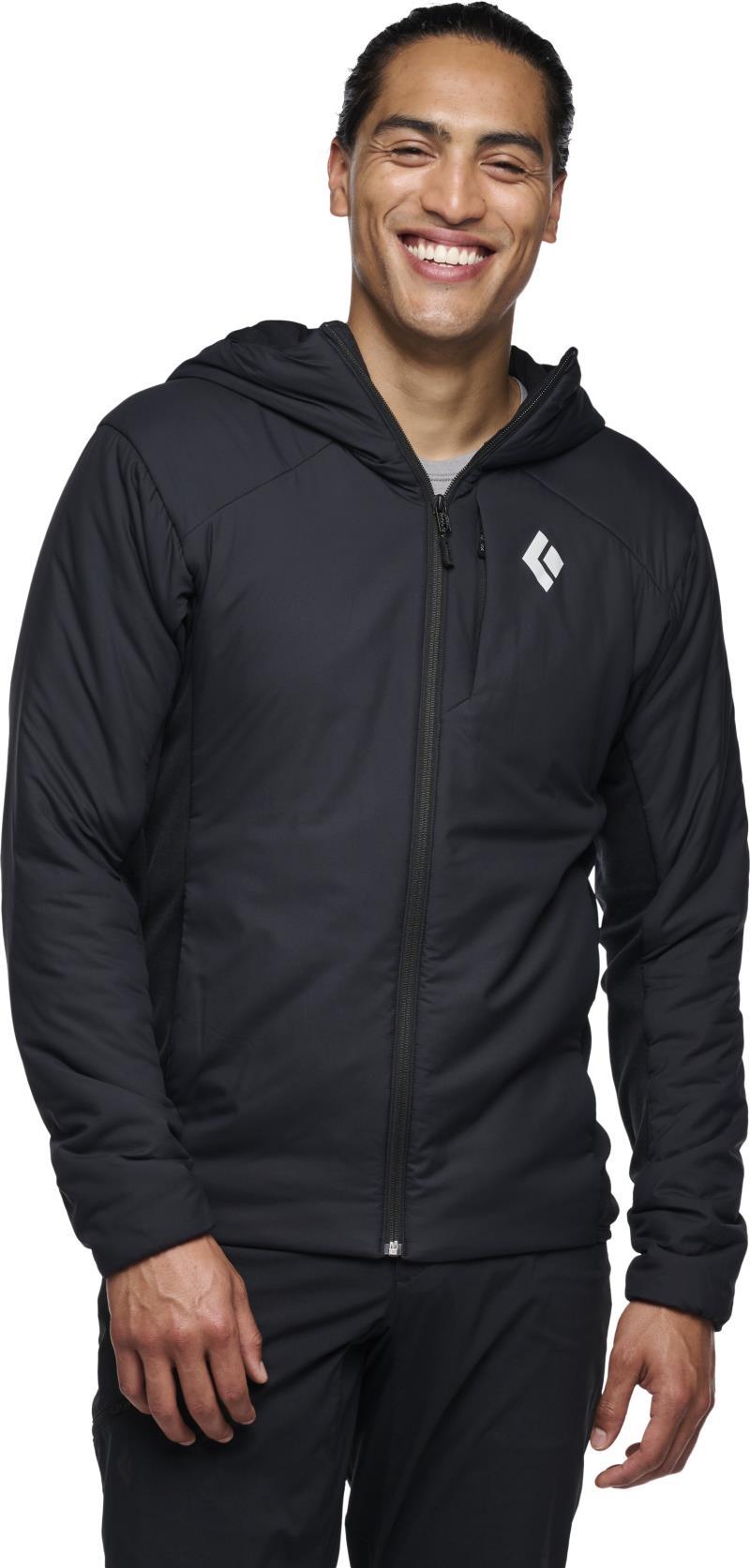 First Light Hybrid Hoody - Mens - Black 1