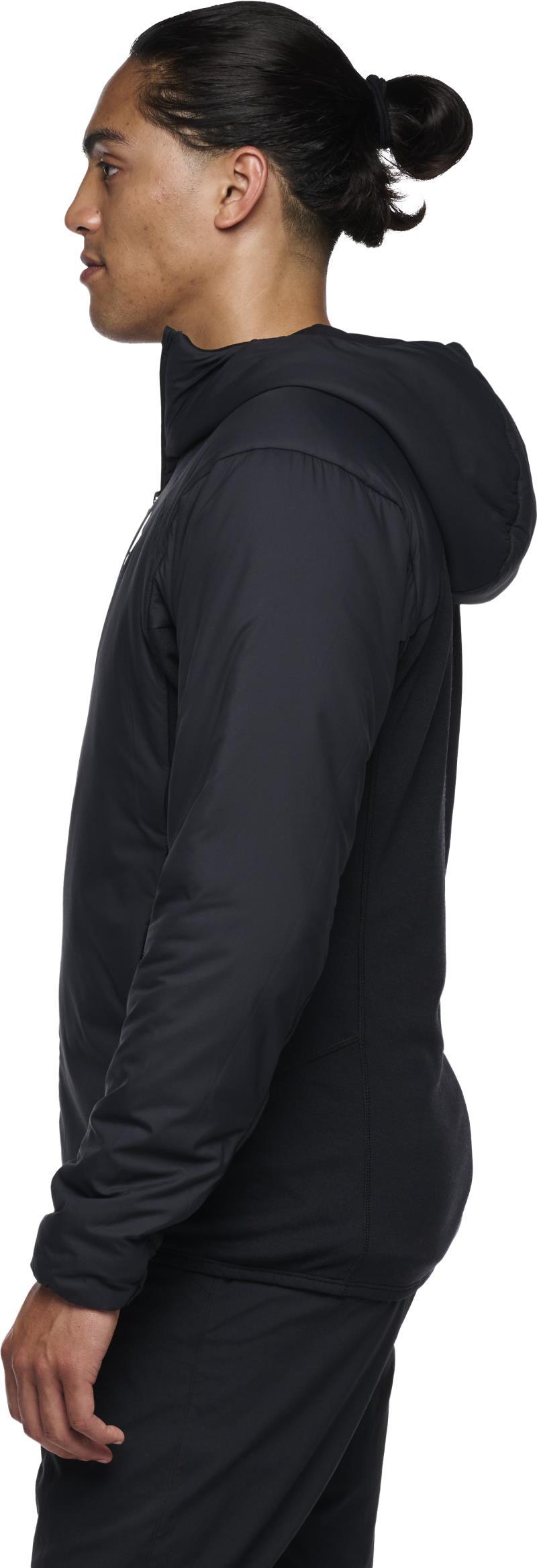 First Light Hybrid Hoody - Mens - Black 3