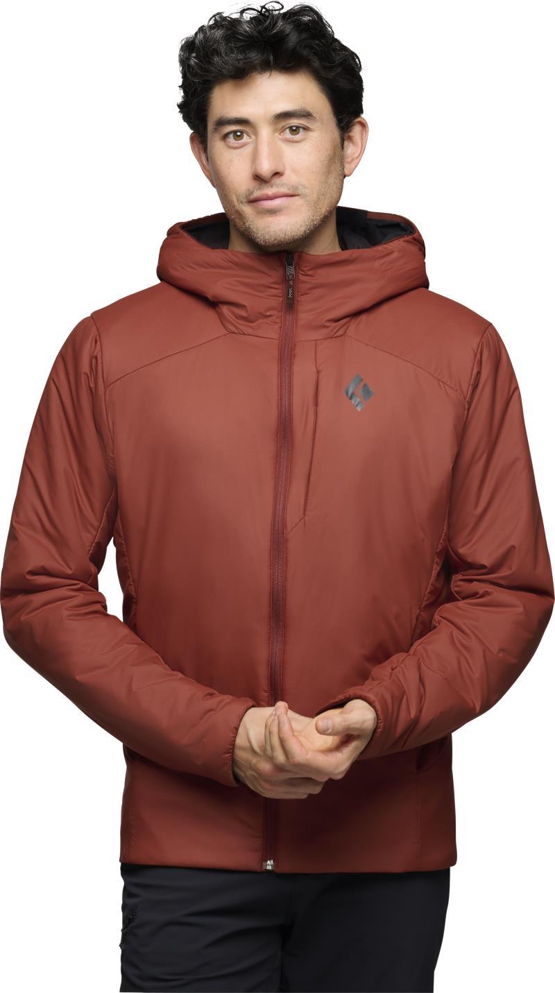 First Light Hybrid Hoody - Mens - Iron Red 1