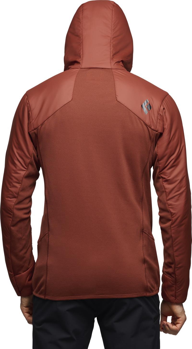 First Light Hybrid Hoody - Mens - Iron Red 3