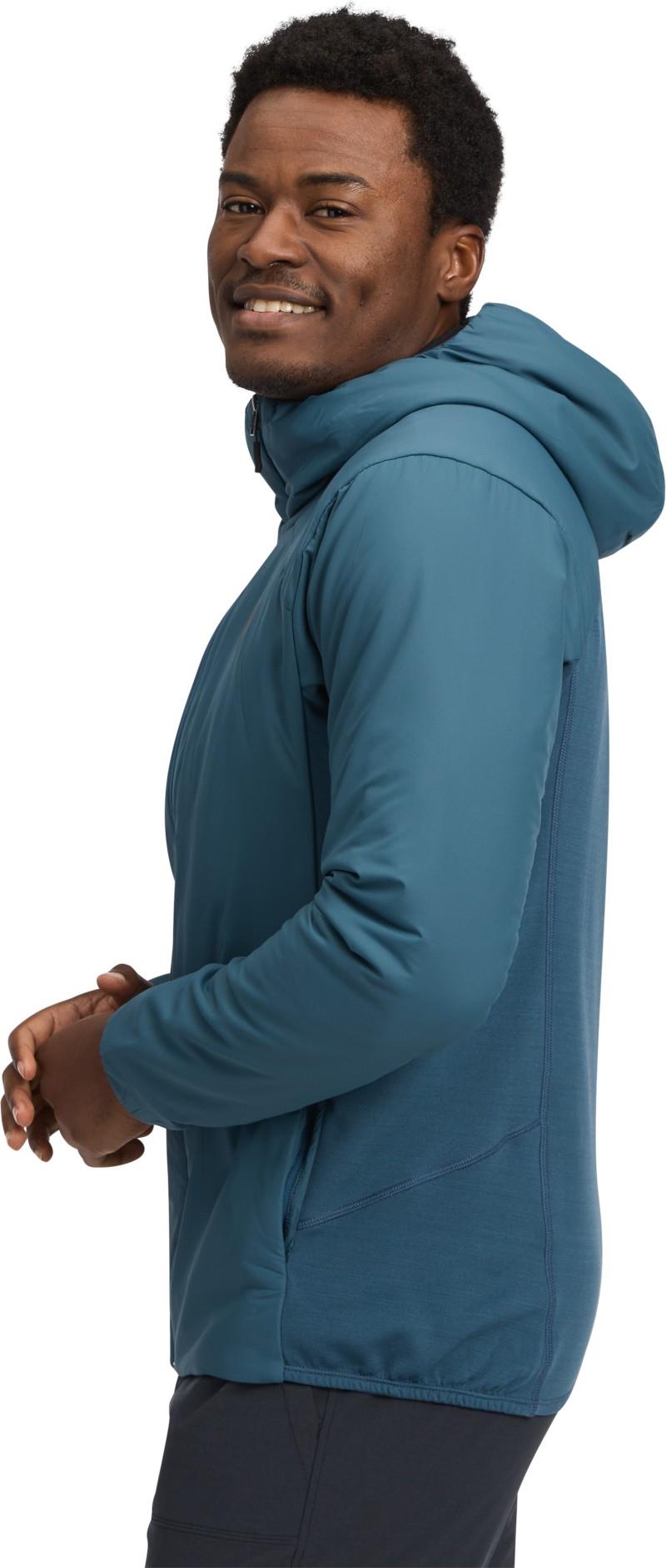 First Light Hybrid Hoody - Mens - midnight blue 1