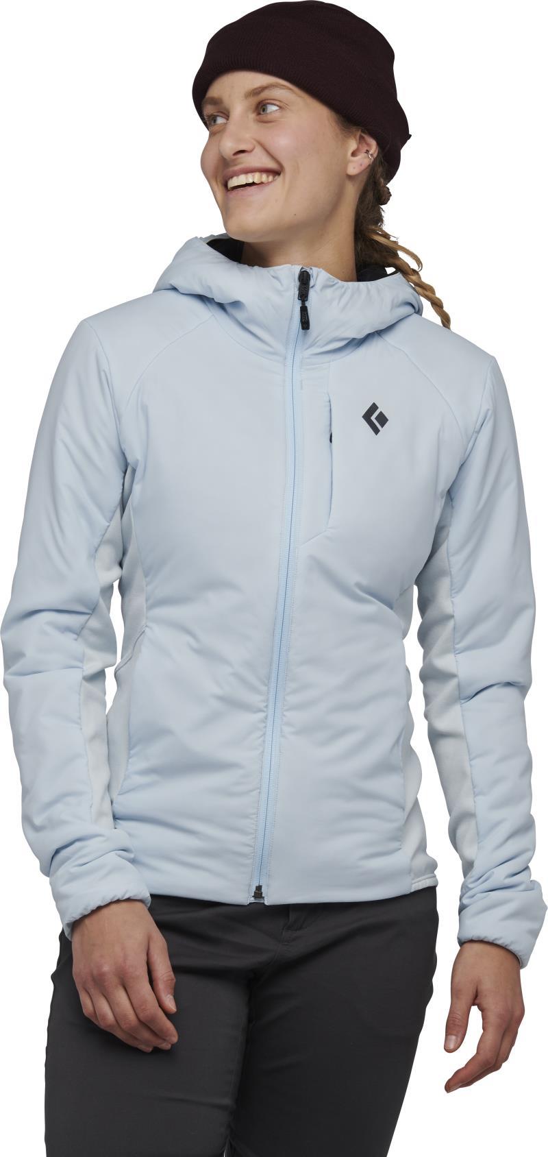 First Light Hybrid Hoody - Womens - Belay Blue 2