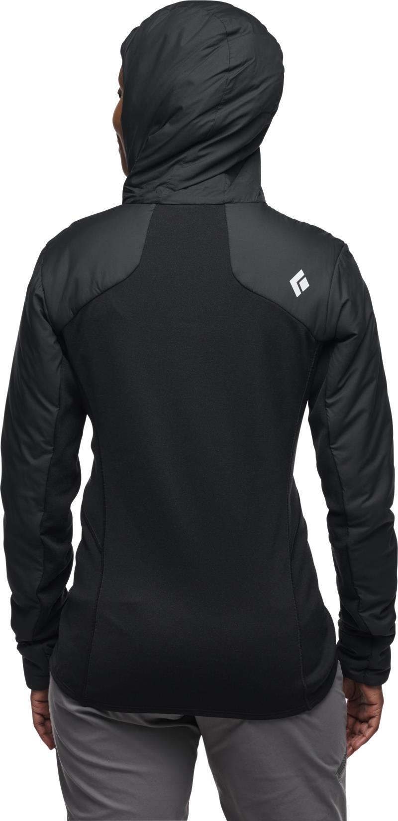 First Light Hybrid Hoody - Womens - Black 4