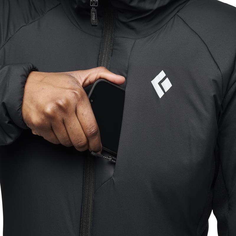 First Light Hybrid Hoody - Womens - Black 5