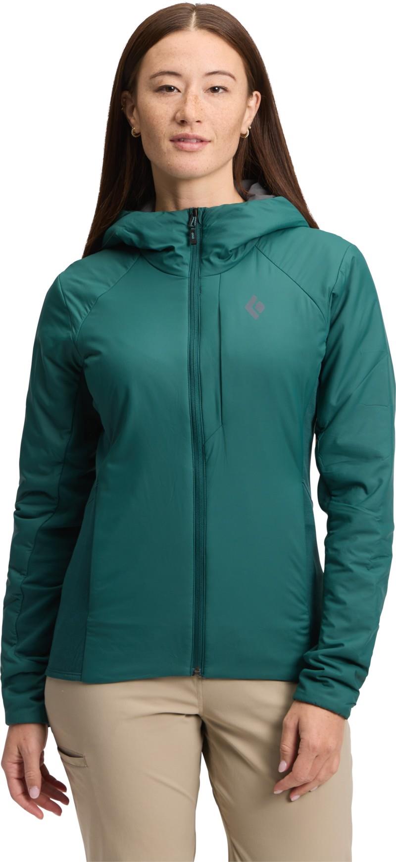 First Light Hybrid Hoody - Womens - deep woods 1