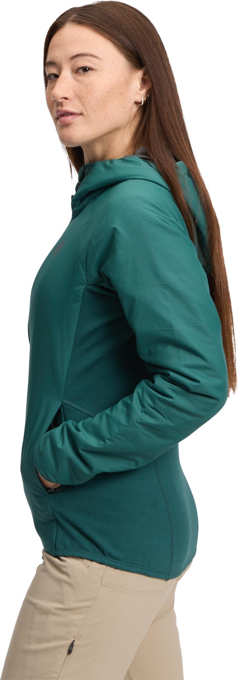 First Light Hybrid Hoody - Womens - deep woods 1
