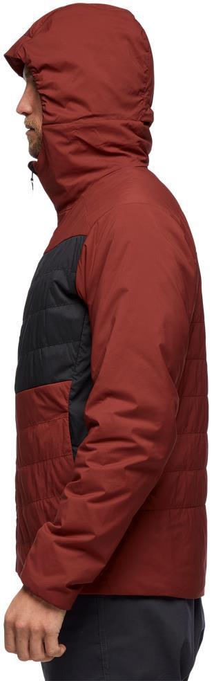 First Light Stretch Hoody - Mens - dark crimson / black 1