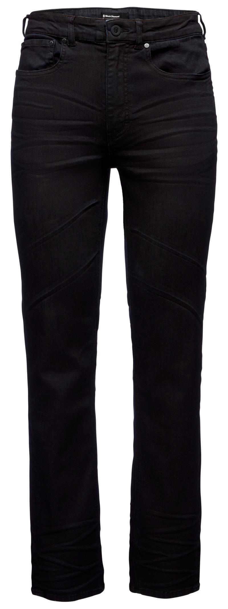 Forged Denim Pants, 34" Inseam - Mens - Black 1