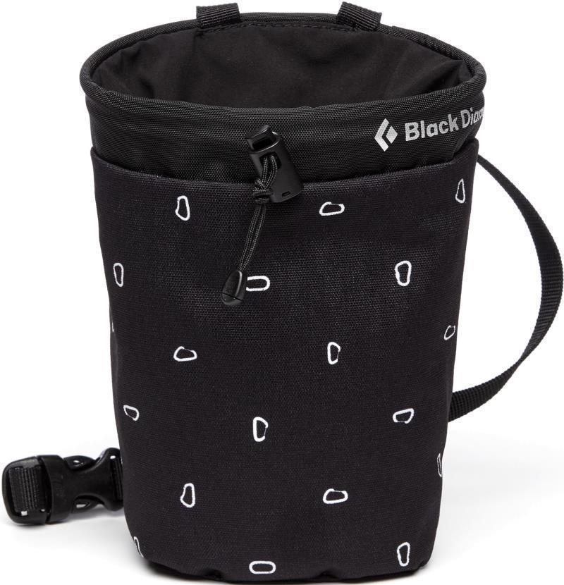 Gym Chalk Bag - black biner print 1