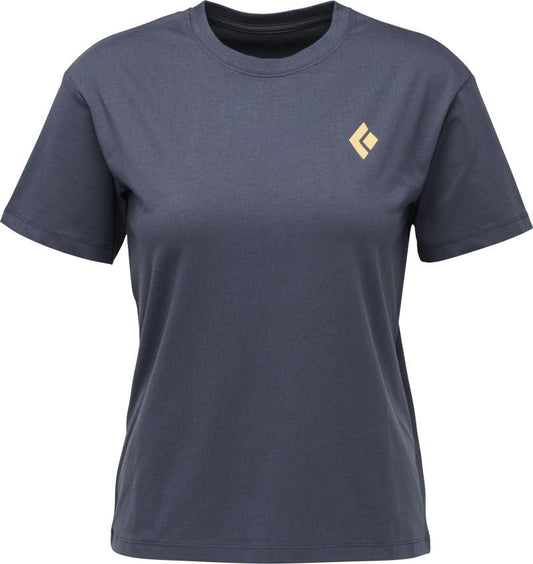 Heritage Badge SS Tee - Womens - charcoal 1