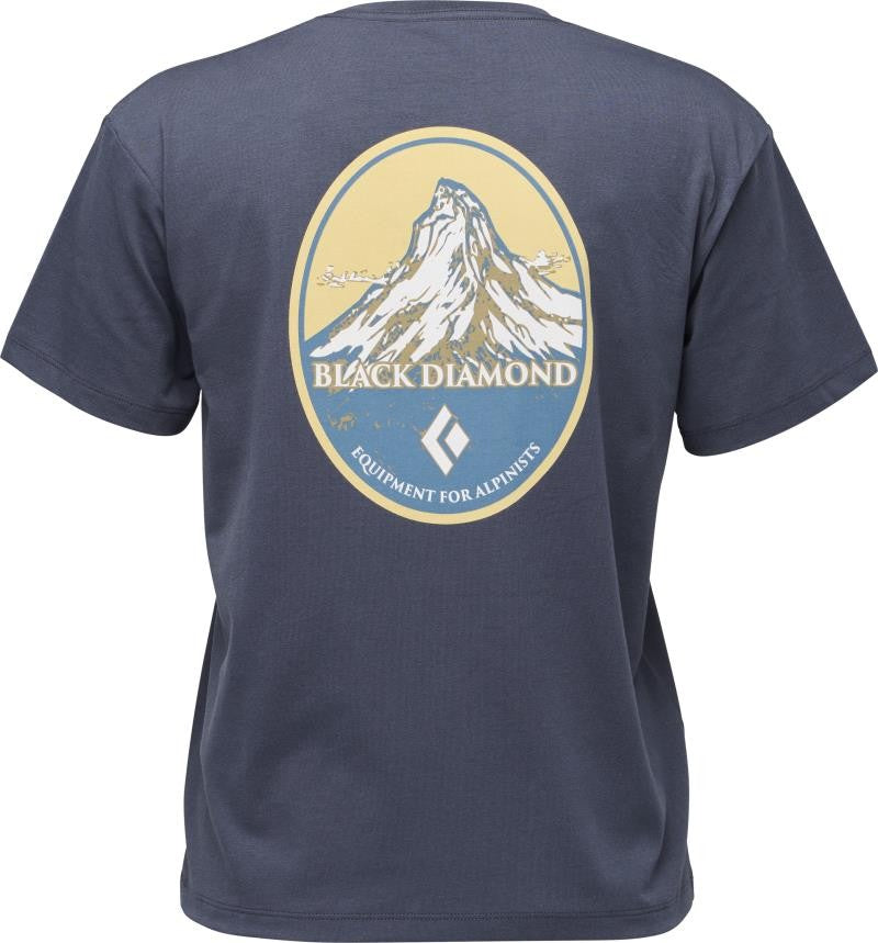 Heritage Badge SS Tee - Womens - charcoal 1