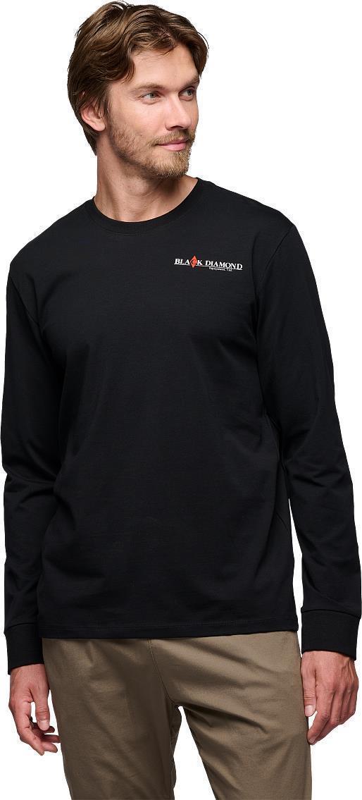 Heritage Wordmark LS Tee - Mens - Black 2