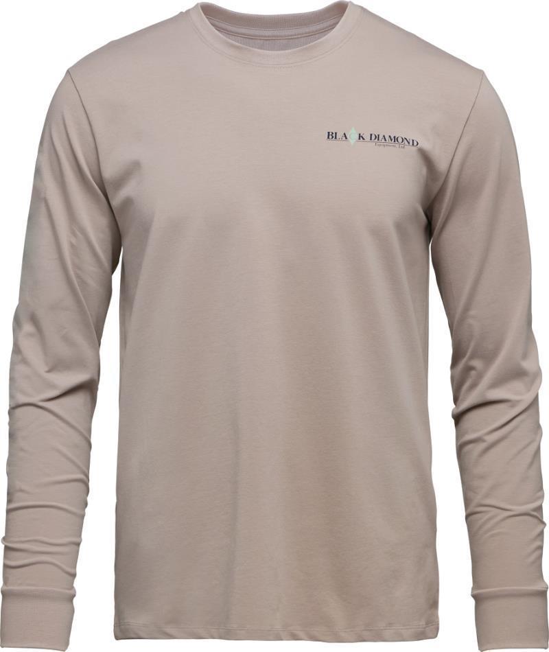 Heritage Wordmark LS Tee - Mens - Pale Mauve 1