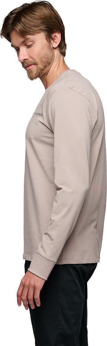 Heritage Wordmark LS Tee - Mens - Pale Mauve 3