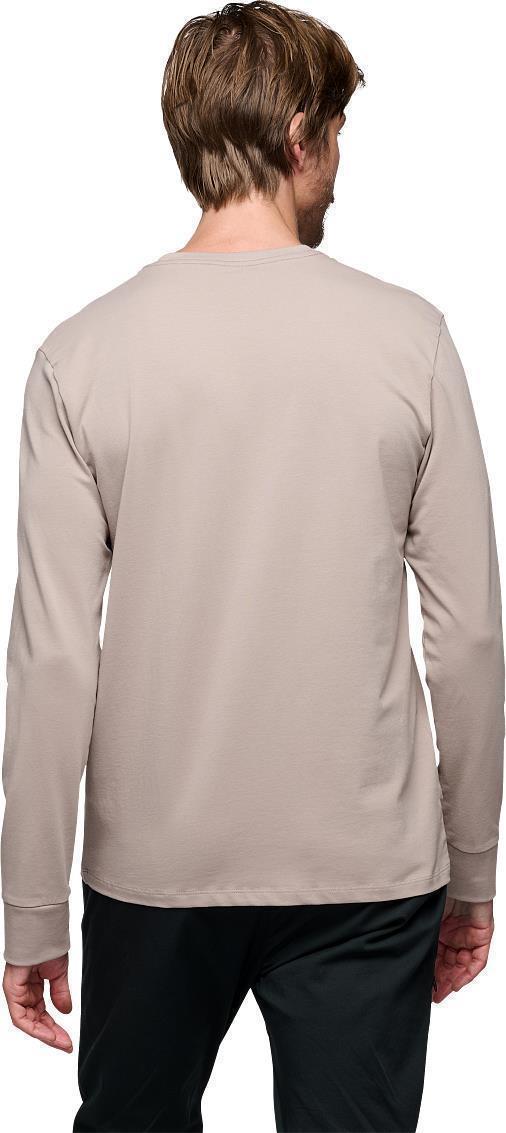 Heritage Wordmark LS Tee - Mens - Pale Mauve 4